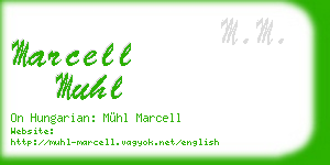 marcell muhl business card