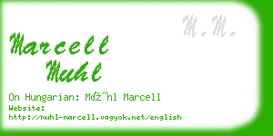 marcell muhl business card